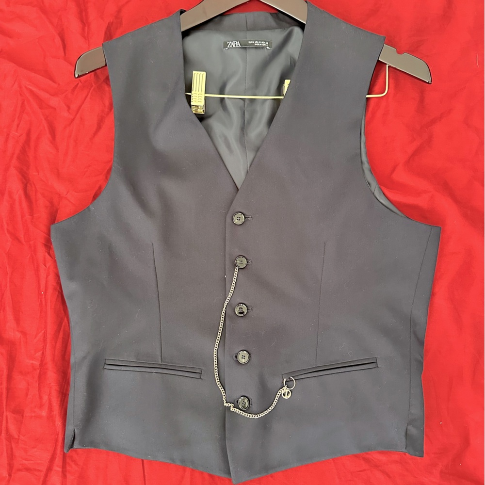Zara for men black vest